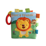 newborn Baby Kids Intelligence Development 3D rattle early learning Animal Picture BB Sound Cognize Cloth Book Educational Toy