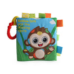 newborn Baby Kids Intelligence Development 3D rattle early learning Animal Picture BB Sound Cognize Cloth Book Educational Toy