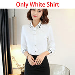 Black Blue Female Elegant Women's Skirt Suits Suit Dress Costumes Office Wear Blouse Skirt and Jacket Set 2 Set Piece Vest Shirt