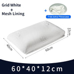 PurenLatex 60x40x11 Thailand Natural Latex Orthopedic Massage Pillow Neck Cervical Spine Protected Remedial Big Vertebrae Pillow