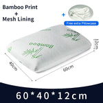 PurenLatex 60x40x11 Thailand Natural Latex Orthopedic Massage Pillow Neck Cervical Spine Protected Remedial Big Vertebrae Pillow