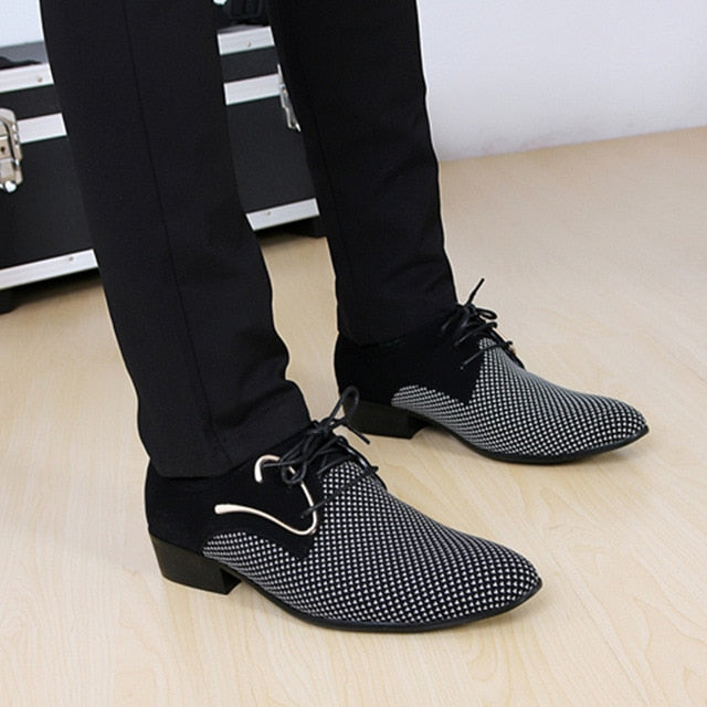 Men's Dress Shoes Men Pointed Toe Business Suit Male Shoes Adult Wedding Shoes Comfort Oxfords Men Formal Shoes 2020
