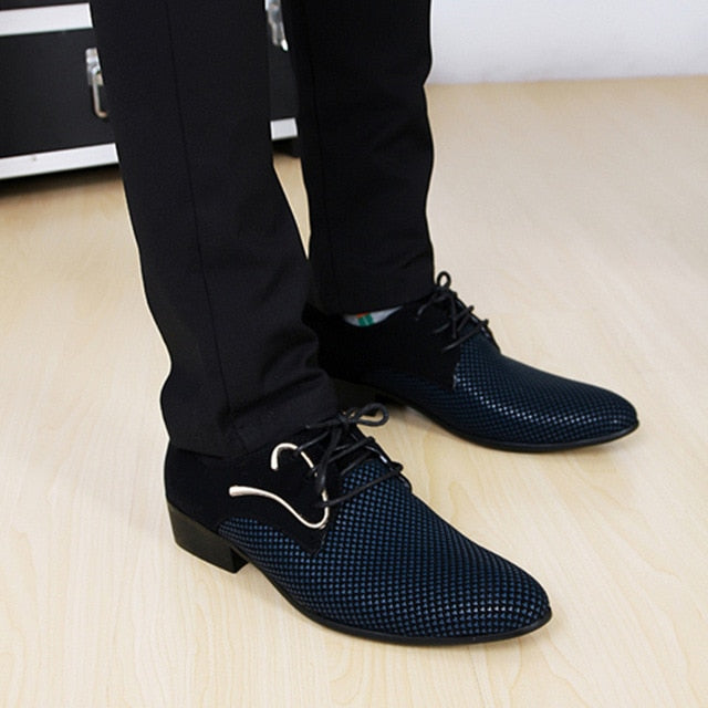 Men's Dress Shoes Men Pointed Toe Business Suit Male Shoes Adult Wedding Shoes Comfort Oxfords Men Formal Shoes 2020