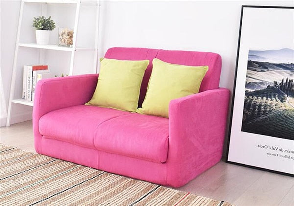 Convertible Couch Loveseat Sleeper Sofa Bed Modern Contemporary Fabric Upholstered Living Room Bedroom Furniture Couch Chaise