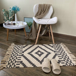 Retro Carpet For Sofa Living Room Bedroom Rug kitchen rug Cotton Tassels Mandala Carpets Table Runner Door Mat Home Decoration