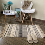 Retro Carpet For Sofa Living Room Bedroom Rug kitchen rug Cotton Tassels Mandala Carpets Table Runner Door Mat Home Decoration
