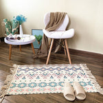 Retro Carpet For Sofa Living Room Bedroom Rug kitchen rug Cotton Tassels Mandala Carpets Table Runner Door Mat Home Decoration