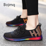 Bojmq Tenis Mujer 2020 New Arrived Women Tennis Shoes Ladies Pretty Outdoor Walking Sneakers Female Non-slip Fitness Sport Shoe