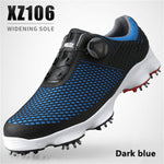 PGM Golf Shoes Men's Waterproof Breathable Antiskid Sneakers Male Rotating Shoelaces Sports Spiked Anti-slip Sneakers XZ106