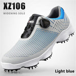 PGM Golf Shoes Men's Waterproof Breathable Antiskid Sneakers Male Rotating Shoelaces Sports Spiked Anti-slip Sneakers XZ106