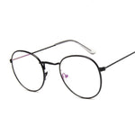 Round Rays Transparent Glasses Frames Men Women Fake Glasses Vintage Optical Myopia Eyeglasses Frames Ladies Retro Eyewear
