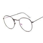 Round Rays Transparent Glasses Frames Men Women Fake Glasses Vintage Optical Myopia Eyeglasses Frames Ladies Retro Eyewear