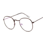Round Rays Transparent Glasses Frames Men Women Fake Glasses Vintage Optical Myopia Eyeglasses Frames Ladies Retro Eyewear