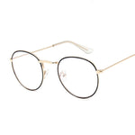 Round Rays Transparent Glasses Frames Men Women Fake Glasses Vintage Optical Myopia Eyeglasses Frames Ladies Retro Eyewear