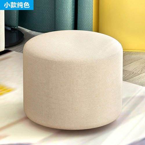 Sofa stool economical shoe bench living room multi-function stool living room coffee table solid wood small ottoman WF612230