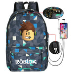 Thunder Backpack USB Anti-theft Women Bagpack Canvas Student Backpack For Boy Girl Children bag Teenagers Schoolbags