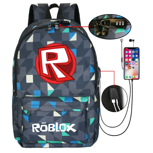 Thunder Backpack USB Anti-theft Women Bagpack Canvas Student Backpack For Boy Girl Children bag Teenagers Schoolbags