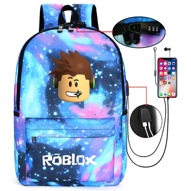 Thunder Backpack USB Anti-theft Women Bagpack Canvas Student Backpack For Boy Girl Children bag Teenagers Schoolbags