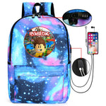 Thunder Backpack USB Anti-theft Women Bagpack Canvas Student Backpack For Boy Girl Children bag Teenagers Schoolbags