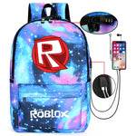 Thunder Backpack USB Anti-theft Women Bagpack Canvas Student Backpack For Boy Girl Children bag Teenagers Schoolbags