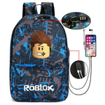 Thunder Backpack USB Anti-theft Women Bagpack Canvas Student Backpack For Boy Girl Children bag Teenagers Schoolbags