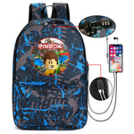 Thunder Backpack USB Anti-theft Women Bagpack Canvas Student Backpack For Boy Girl Children bag Teenagers Schoolbags