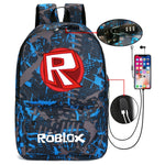 Thunder Backpack USB Anti-theft Women Bagpack Canvas Student Backpack For Boy Girl Children bag Teenagers Schoolbags