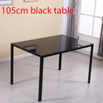 Panana Dining table set with 4/6 pcs Chairs Faux Leather High Metal Leg Padded Seat Kitchen