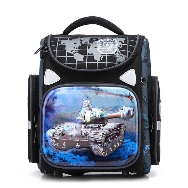 Girls Boys Cat Schoolbags Waterproof Breathable Kids 3D Cartoon School Bags Children Orthopedic School Backpacks Mochila Escolar