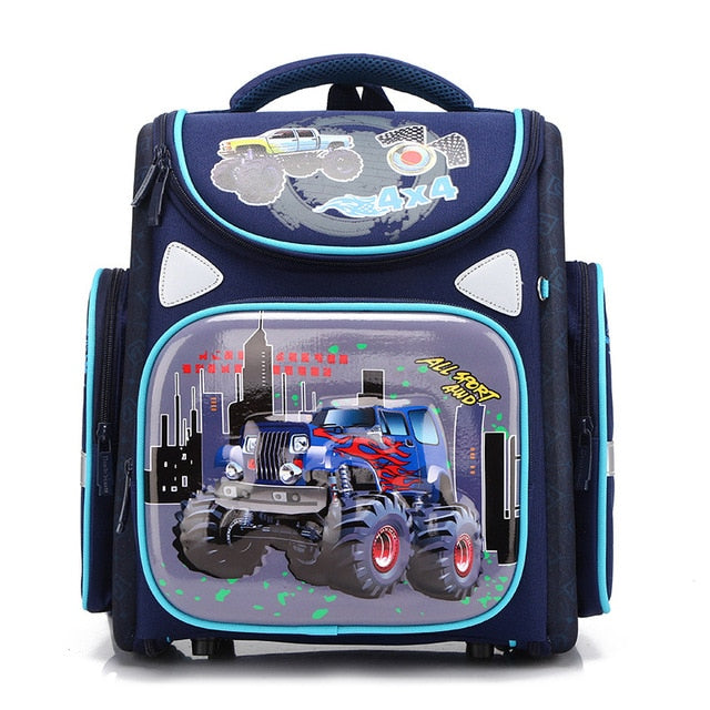 Girls Boys Cat Schoolbags Waterproof Breathable Kids 3D Cartoon School Bags Children Orthopedic School Backpacks Mochila Escolar