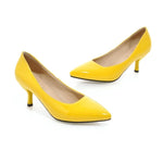 ZawsThia high heels women pumps thin heel classic yellow purple sexy ladies office career shoes woman dress shoes stilettos