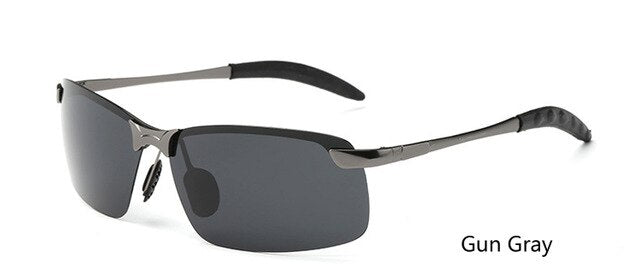 2018 DPZ Polarized Sunglasses Men  Vintage Rimless Sun Glasses Rayeds Brand Male Eyewear uv400 lentes de sol hombre