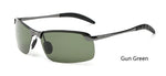2018 DPZ Polarized Sunglasses Men  Vintage Rimless Sun Glasses Rayeds Brand Male Eyewear uv400 lentes de sol hombre