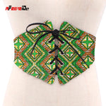 2019 African Print Waist Corset Belt Button Skirts for Women Gift African Waist Jewerly Ladies Lace-up Belts Size M-6XL SP039