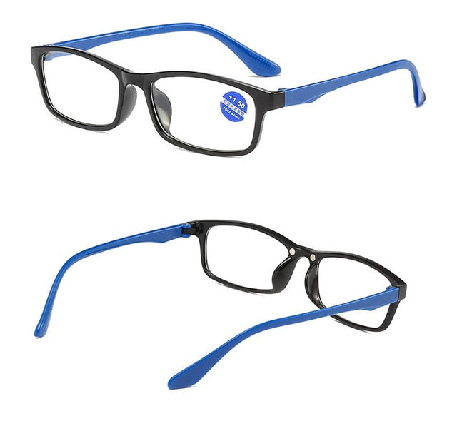 2020 Reading Glasses Men Anti Blue Rays Presbyopia Eyeglasses Antifatigue Computer Eyewear with +1.5 +2.0 +2.5 +3.0 +3.5 +4.0