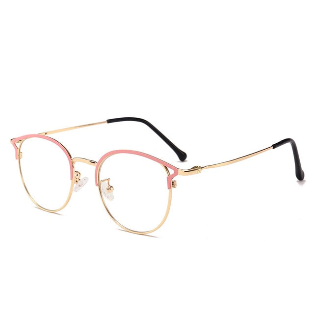 Retro Anti Blue Light Glasses Frame Women Men Brand Cat Eye Myopia Optical Eyeglasses Frames Ladies Spectacles Computer Eyewear