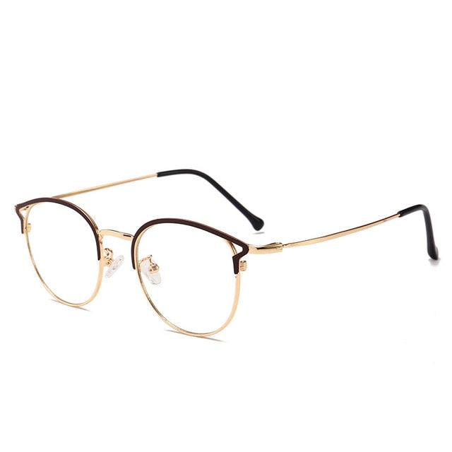 Retro Anti Blue Light Glasses Frame Women Men Brand Cat Eye Myopia Optical Eyeglasses Frames Ladies Spectacles Computer Eyewear