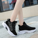 2018 Winter Plush Warm Women Tennis Shoes Platform Sneakers Chunky Height Increasing Sport Shoes Lady Outdoor Trainers Shoes