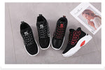 2018 Winter Plush Warm Women Tennis Shoes Platform Sneakers Chunky Height Increasing Sport Shoes Lady Outdoor Trainers Shoes