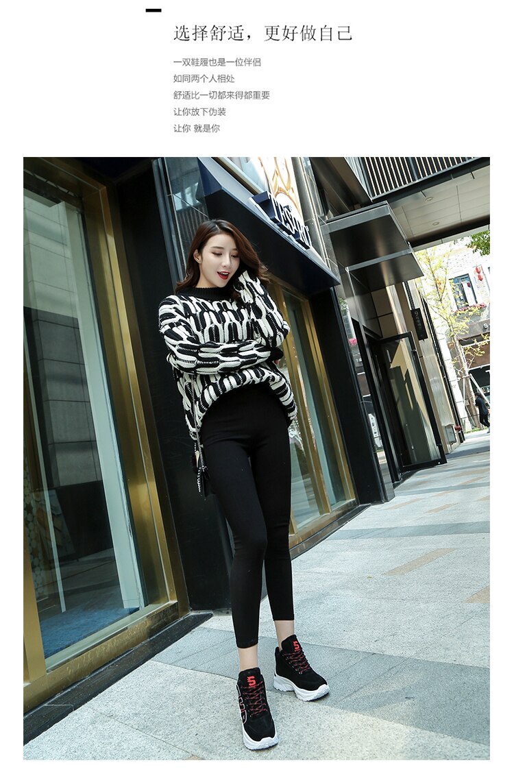2018 Winter Plush Warm Women Tennis Shoes Platform Sneakers Chunky Height Increasing Sport Shoes Lady Outdoor Trainers Shoes