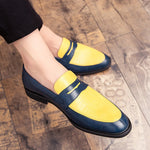 Misalwa Yellow Red White Shiny Loafers Men Wedding Party Dress Shoes PU Leather Elegant Men Flats Plus Size 38-48 Dropshipping