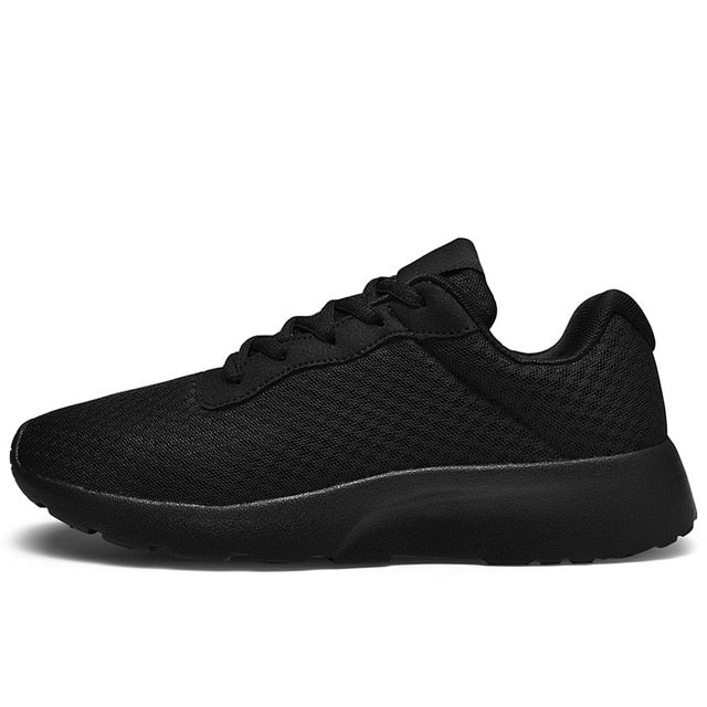 Men Running Shoes Breathable Trainers Sneakers Lace-up Athletic Zapatos Outdoor Walking Shoes Basket Homme Leisure Footwear