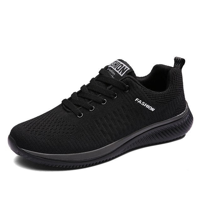 Men Running Shoes Breathable Trainers Sneakers Lace-up Athletic Zapatos Outdoor Walking Shoes Basket Homme Leisure Footwear