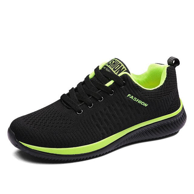 Men Running Shoes Breathable Trainers Sneakers Lace-up Athletic Zapatos Outdoor Walking Shoes Basket Homme Leisure Footwear