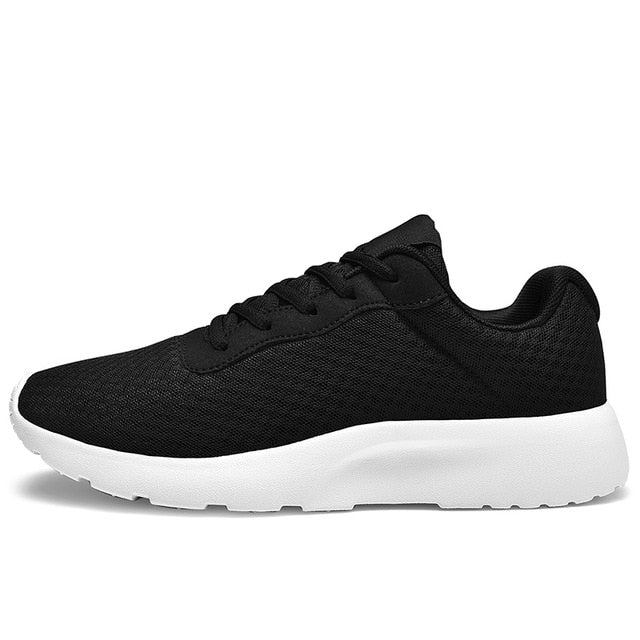 Men Running Shoes Breathable Trainers Sneakers Lace-up Athletic Zapatos Outdoor Walking Shoes Basket Homme Leisure Footwear