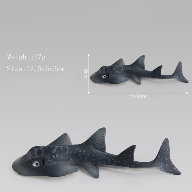 Ocean Sea Life Simulation Animal Model Sets Shark Whale Turtle Crab Dolphin Action Toys Figures Kids Educational Collection Gift