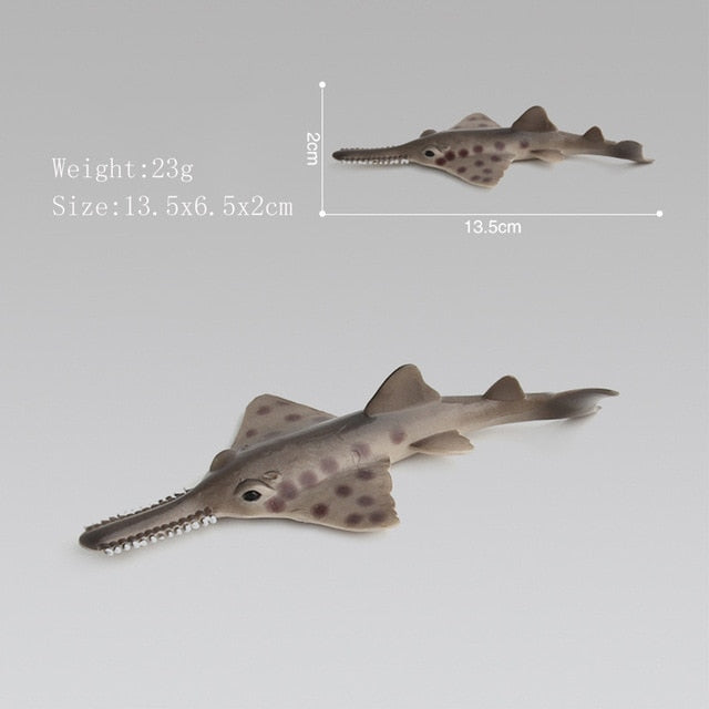 Ocean Sea Life Simulation Animal Model Sets Shark Whale Turtle Crab Dolphin Action Toys Figures Kids Educational Collection Gift