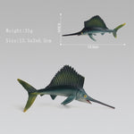 Ocean Sea Life Simulation Animal Model Sets Shark Whale Turtle Crab Dolphin Action Toys Figures Kids Educational Collection Gift