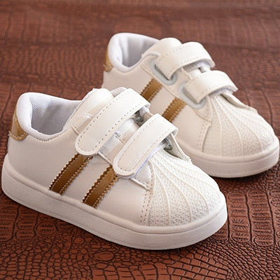 Children Shoes Girls Boys Sneakers Shoes Antislip Soft Bottom Comfortable Kids Sneaker Toddler Casual Flat Sports white Shoes