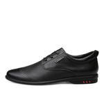2020 new men's dress shoes genuine leather stitching classics black & brown shoe man elegant wedding office formal shoes for men